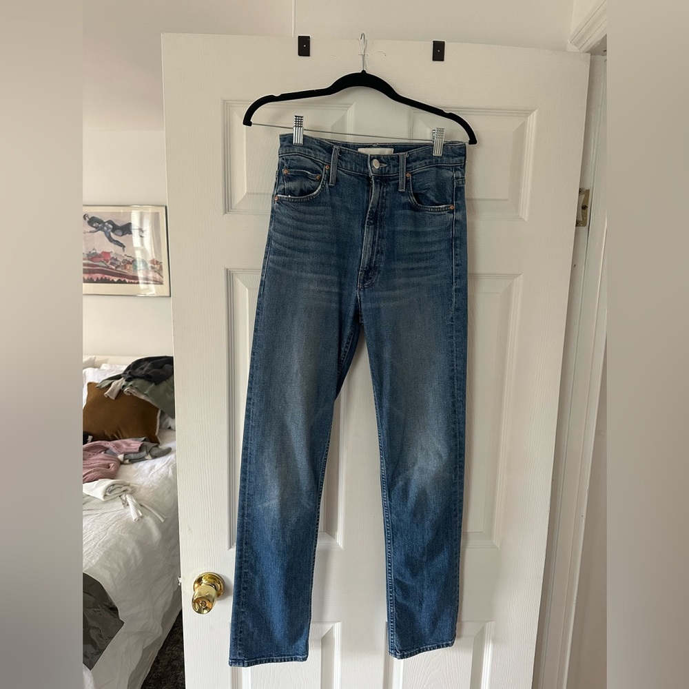 MOTHER Denim High Waisted Rider Skimp